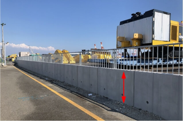 コンテナターミナル等における対策工事