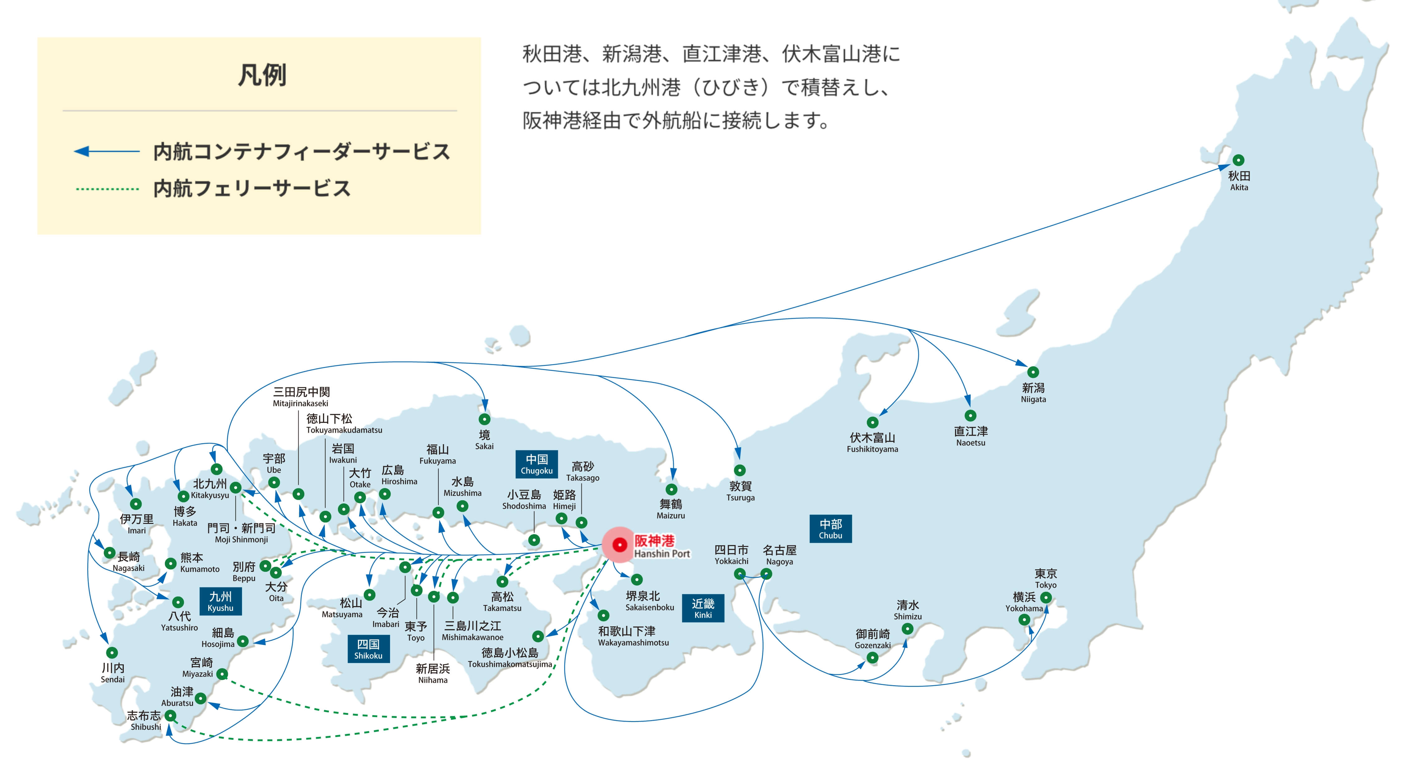 西日本の港とのネットワークを強める